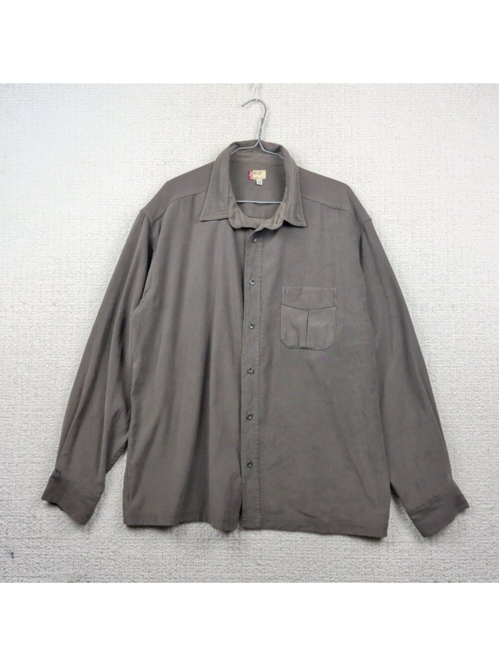 Vintage Levis x Red Tab Button Up Shirt Men XL Army Forest *Dark Green* Workwear
